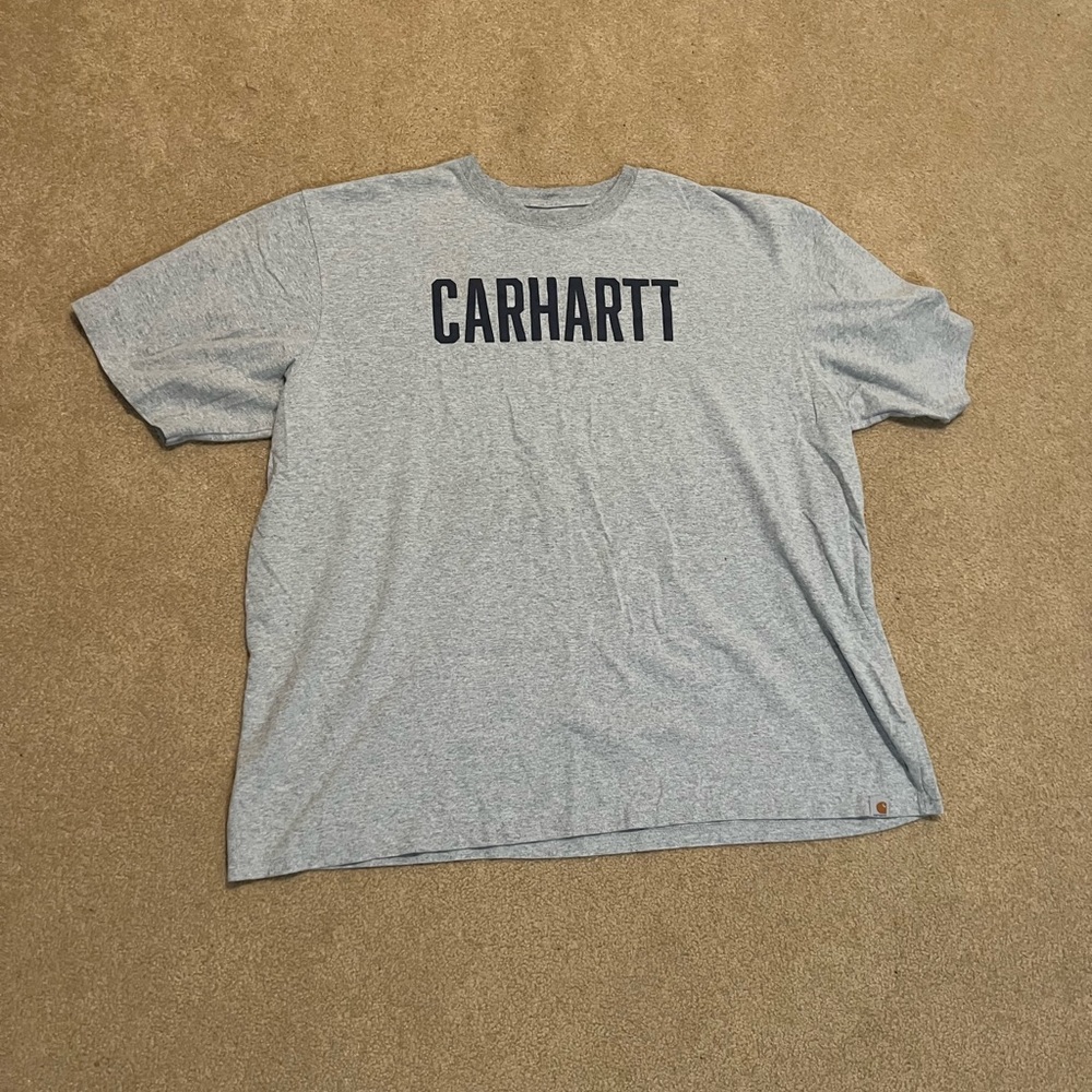 Grey Carhartt T-shirt 4XL Original Fit